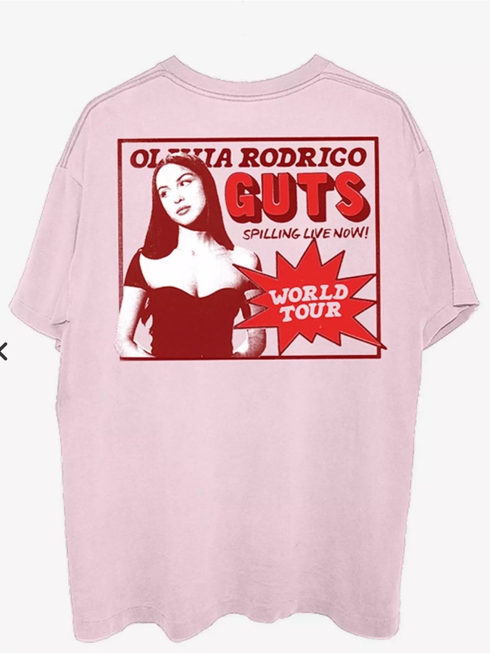 OLIVIA RODRIGO Guts Tour Tshirt